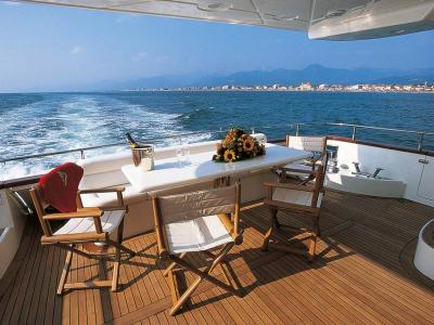 Athens Gold Yachting - Iris rear deck
