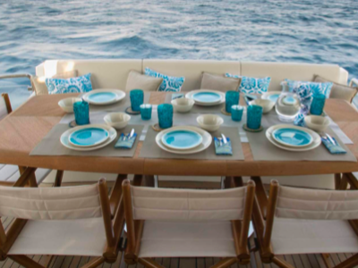 Aft Deck - Athens Gold Yachting
