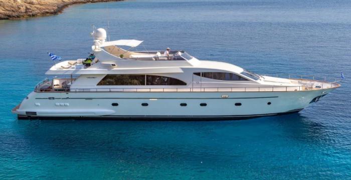 Athens Gold Yachting - Efmaria aerial side